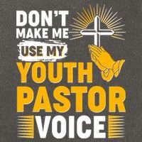 Funny Don't Make Me Use My Pastor Voice Cotton Canvas Backpack