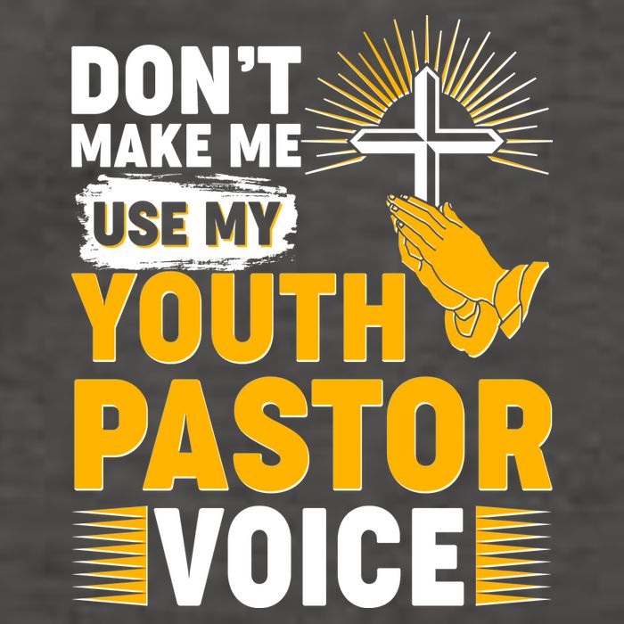 Funny Don't Make Me Use My Pastor Voice Vector Backpack