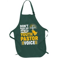 Funny Don't Make Me Use My Pastor Voice Apron