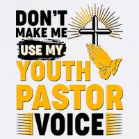 Funny Don't Make Me Use My Pastor Voice Garment-Dyed Sweatshirt