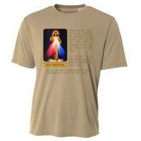 Funny Divine Mercy Jesus Image Chaplet Novena Prayer Catholic Cooling Performance Crew T-Shirt