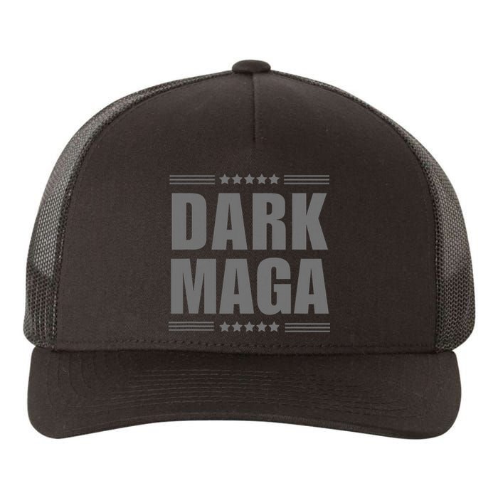 Funny Dark Maga 2024 Maga New! Dark Maga Yupoong Adult 5-Panel Trucker Hat