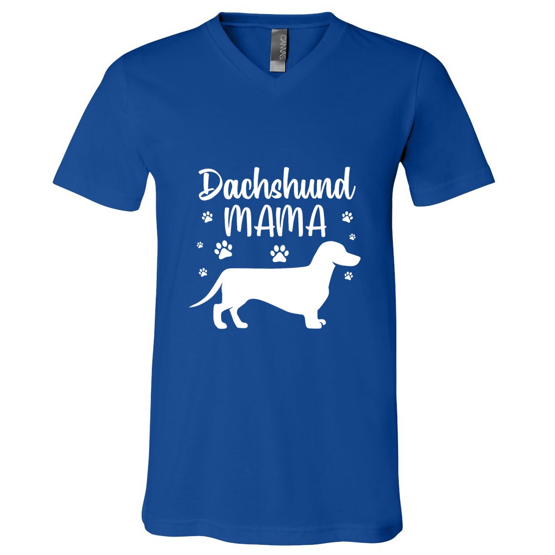 Funny Dachshund Mama Doxie Dog Lovers Gift V-Neck T-Shirt