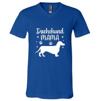 Funny Dachshund Mama Doxie Dog Lovers Gift V-Neck T-Shirt