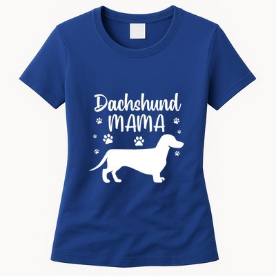 Funny Dachshund Mama Doxie Dog Lovers Gift Womens T-Shirt