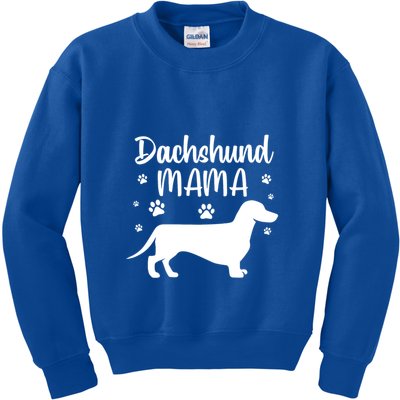Funny Dachshund Mama Doxie Dog Lovers Gift Kids Sweatshirt