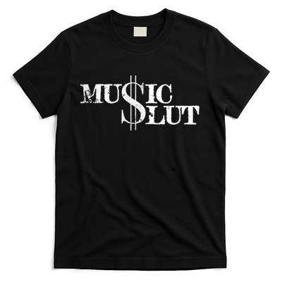 Funny Distressed Music Slut T-Shirt