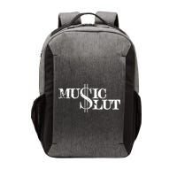 Funny Distressed Music Slut Vector Backpack