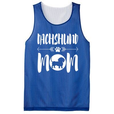 Funny Dachshund Mom Cute Dog Ironic Gift Mesh Reversible Basketball Jersey Tank