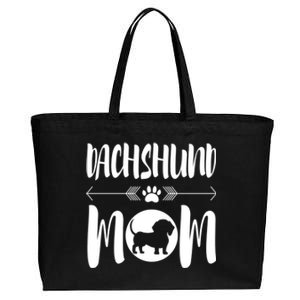 Funny Dachshund Mom Cute Dog Ironic Gift Cotton Canvas Jumbo Tote