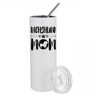 Funny Dachshund Mom Cute Dog Ironic Gift Stainless Steel Tumbler