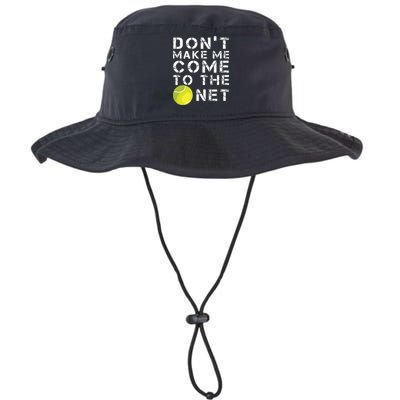 Funny Dont Make Me Come To The Net Tennis Player Design Bucket Hat