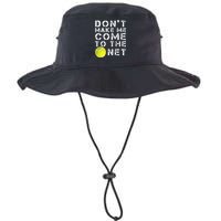 Funny Dont Make Me Come To The Net Tennis Player Design Bucket Hat