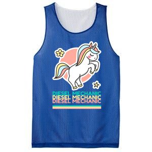 Funny Diesel Mechanic Practical Joke Gift Mesh Reversible Basketball Jersey Tank