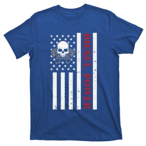 Funny Diesel Mechanic Motorcycle American Diesel Power Flag Cool Gift T-Shirt