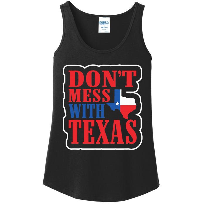 Freedom DonT Mess With The Texas Gift Ladies Essential Tank