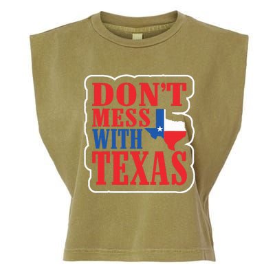 Freedom DonT Mess With The Texas Gift Garment-Dyed Women's Muscle Tee