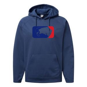 Father's Day Major League Bass Fishing Gift Performance Fleece Hoodie