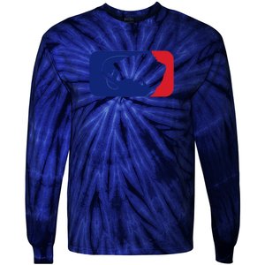 Father's Day Major League Bass Fishing Gift Tie-Dye Long Sleeve Shirt