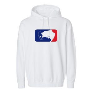 Father's Day Major League Bass Fishing Gift Garment-Dyed Fleece Hoodie