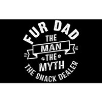 Fur Dad Man Myth Snack Dealer Funny Paw Cat Dog FatherS Day Bumper Sticker