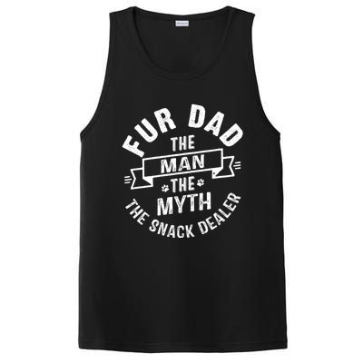 Fur Dad Man Myth Snack Dealer Funny Paw Cat Dog FatherS Day PosiCharge Competitor Tank