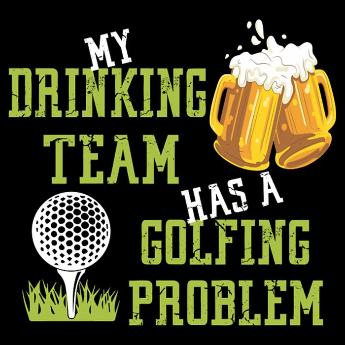 Father's Day My Drinking Team Has A Golfing Probably Gift For Dad City Backpack