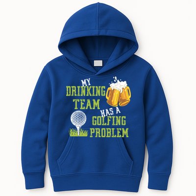 Father's Day My Drinking Team Has A Golfing Probably Gift For Dad Kids Hoodie
