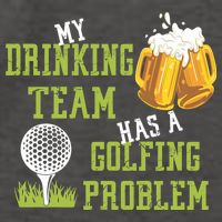 Father's Day My Drinking Team Has A Golfing Probably Gift For Dad Vector Backpack