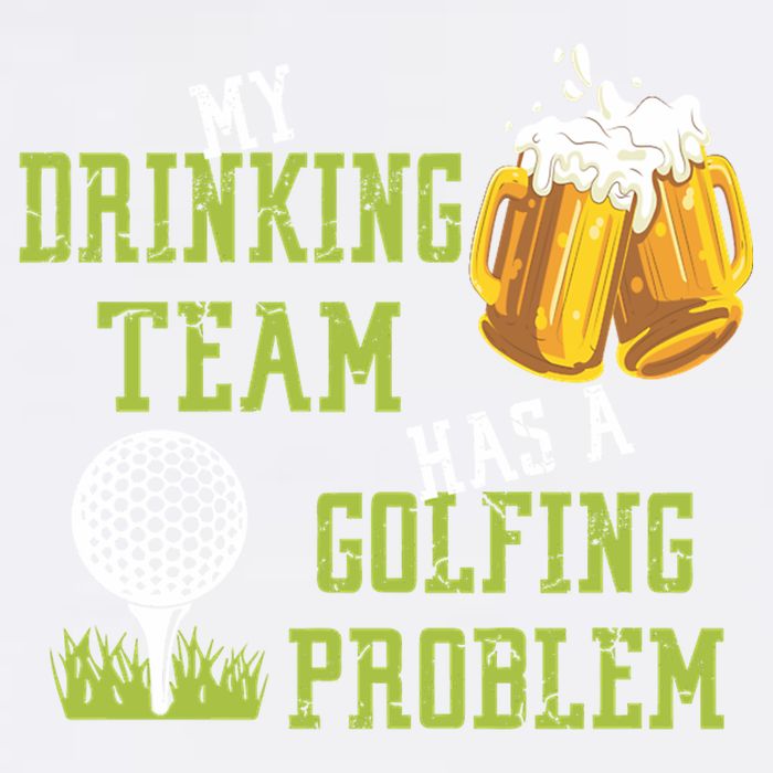 Father's Day My Drinking Team Has A Golfing Probably Gift For Dad Garment-Dyed Sweatshirt