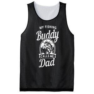 Fathers Day My Fishing Buddies Call Me Dad Birthday Men Mesh Reversible Basketball Jersey Tank