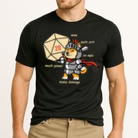 Funny DOGE Meme DnD Dungeons And Dragon Cooling Performance Crew T-Shirt