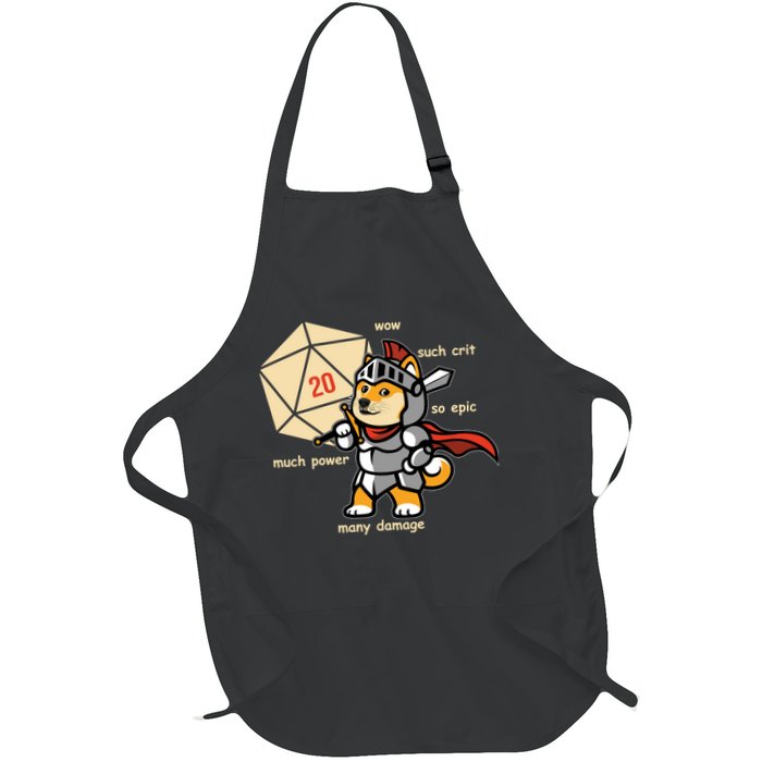 Funny DOGE Meme DnD Dungeons And Dragon Apron