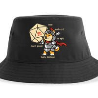 Funny DOGE Meme DnD Dungeons And Dragon Sustainable Bucket Hat