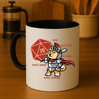 Funny DOGE Meme DnD Dungeons And Dragon Mug
