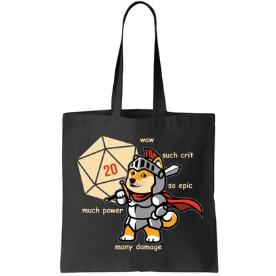 Funny DOGE Meme DnD Dungeons And Dragon Bag