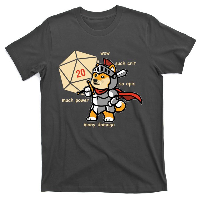 Funny DOGE Meme DnD Dungeons And Dragon T-Shirt