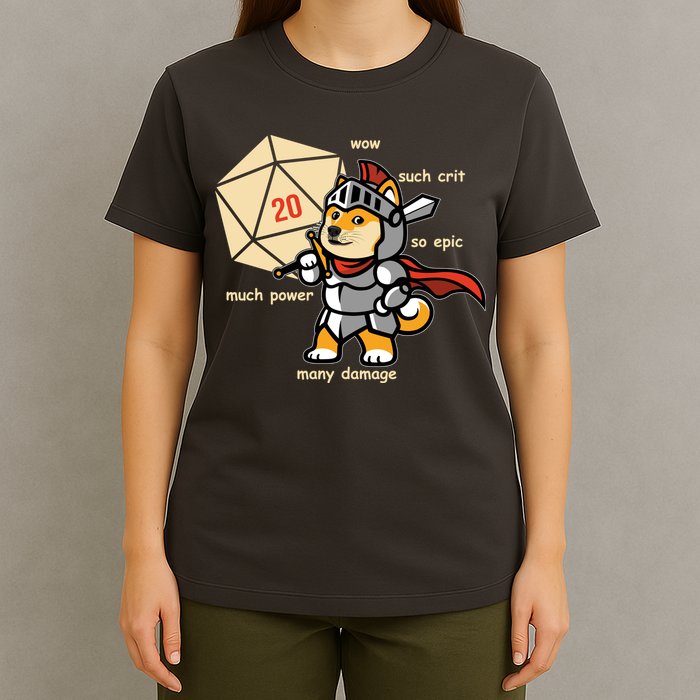 Funny DOGE Meme DnD Dungeons And Dragon T-Shirt