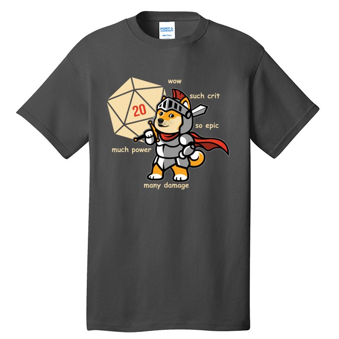 Funny DOGE Meme DnD Dungeons And Dragon Tall T-Shirt