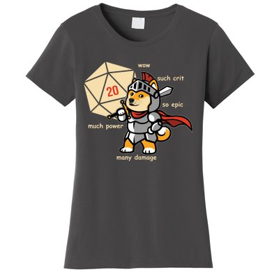 Funny DOGE Meme DnD Dungeons And Dragon Women's T-Shirt