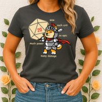 Funny DOGE Meme DnD Dungeons And Dragon Womens T-Shirt