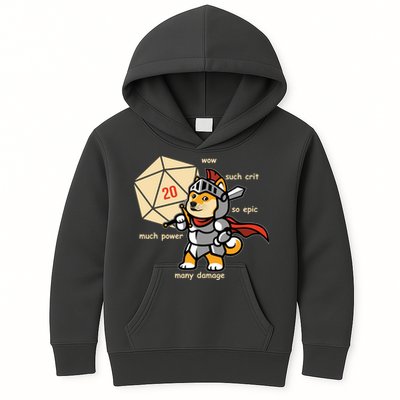 Funny DOGE Meme DnD Dungeons And Dragon Kids Hoodie