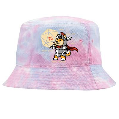 Funny DOGE Meme DnD Dungeons And Dragon Tie-Dyed Bucket Hat