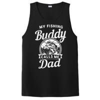 Fathers Day My Fishing Buddies Call Me Dad Wife Daughter PosiCharge Competitor Tank