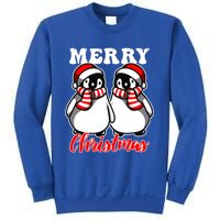 Festive Delight Merry Christmas Penguins Gift Sweatshirt