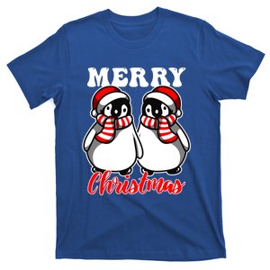 Festive Delight Merry Christmas Penguins Gift T-Shirt