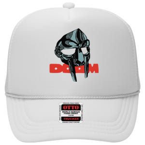 Funny Doom Mask All Caps Madvillain Mf High Crown Mesh Back Trucker Hat