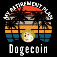 Funny Dogecoin My Retirement Plan Cryptocurrency Bitcoin BTC Cooling Performance Crew T-Shirt