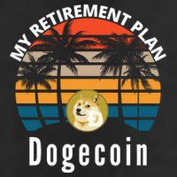 Funny Dogecoin My Retirement Plan Cryptocurrency Bitcoin BTC Adult Drive Performance Visor