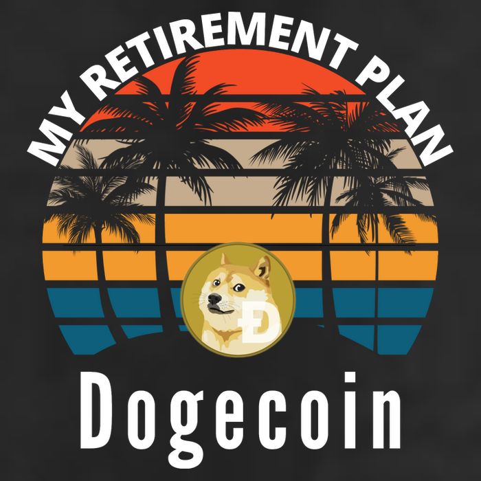 Funny Dogecoin My Retirement Plan Cryptocurrency Bitcoin BTC Adult Drive Performance Visor